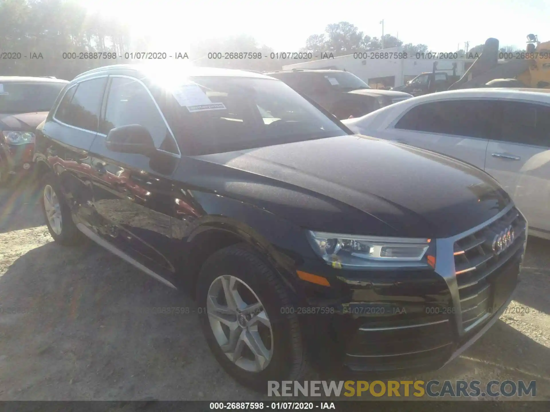 1 Photograph of a damaged car WA1ANAFY4K2120054 AUDI Q5 2019