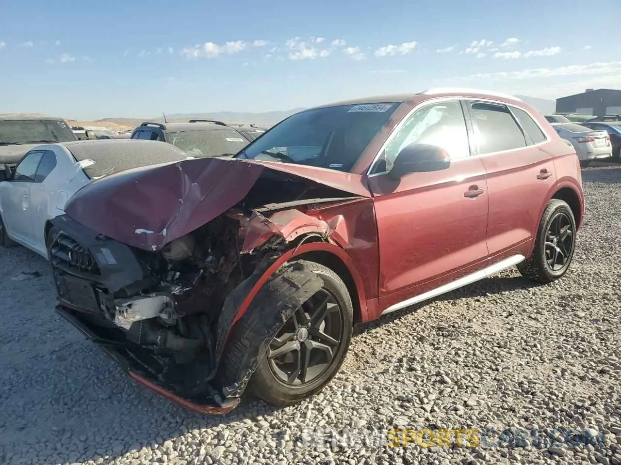 1 Photograph of a damaged car WA1ANAFY4K2130423 AUDI Q5 2019