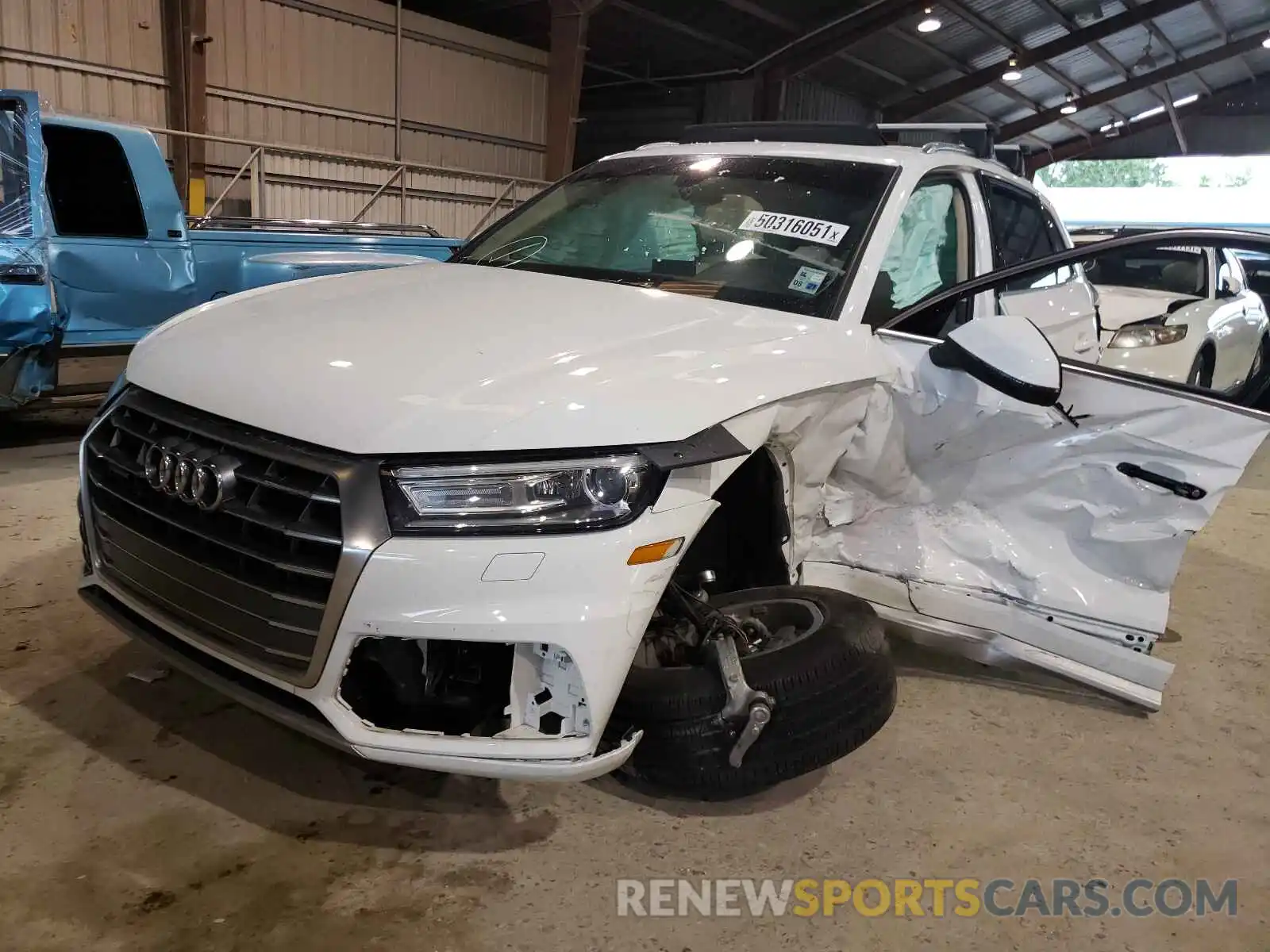 2 Photograph of a damaged car WA1ANAFY5K2077750 AUDI Q5 2019