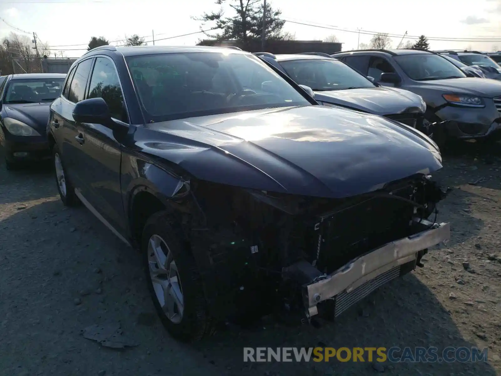 1 Photograph of a damaged car WA1ANAFY6K2036107 AUDI Q5 2019