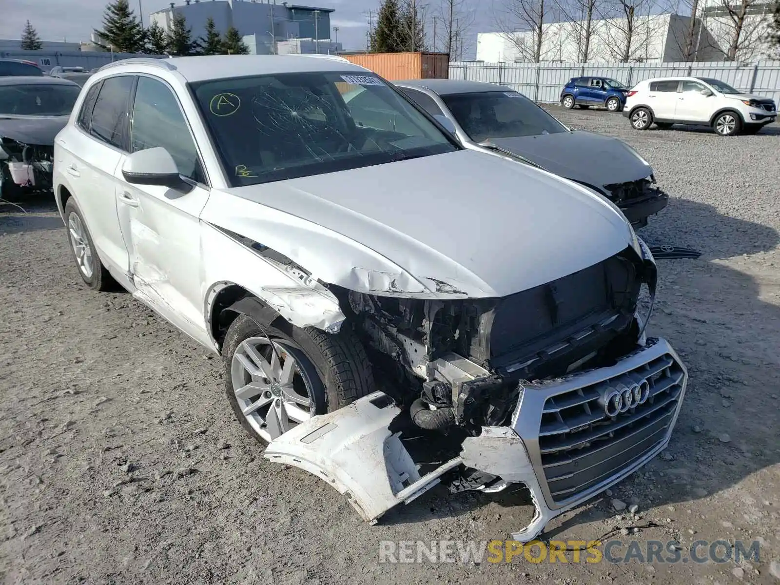 1 Photograph of a damaged car WA1ANAFY6K2059645 AUDI Q5 2019