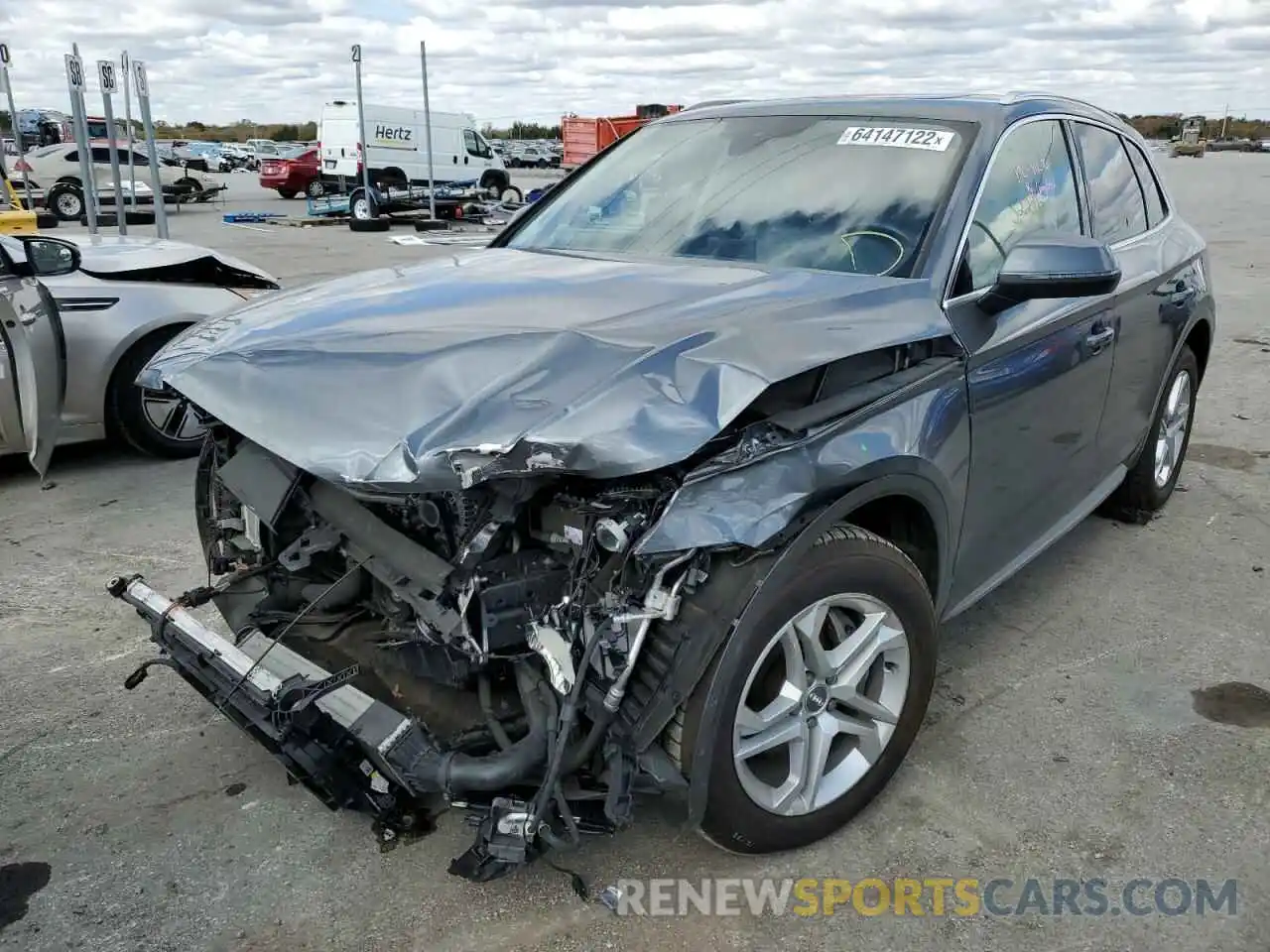 2 Photograph of a damaged car WA1ANAFY6K2066241 AUDI Q5 2019