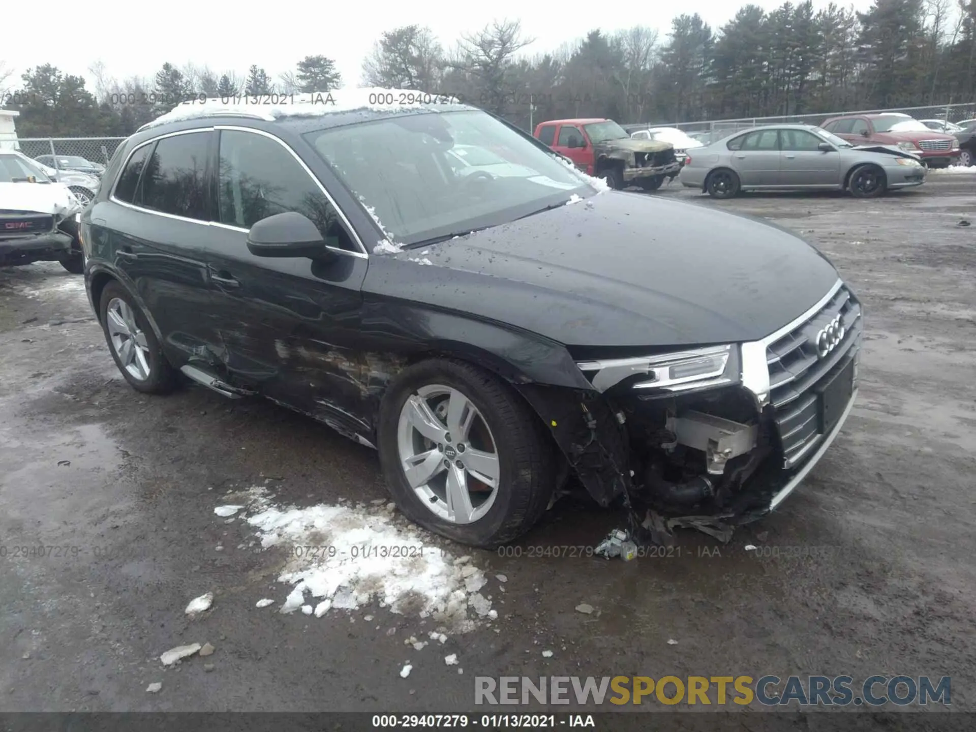 1 Photograph of a damaged car WA1ANAFY6K2073402 AUDI Q5 2019