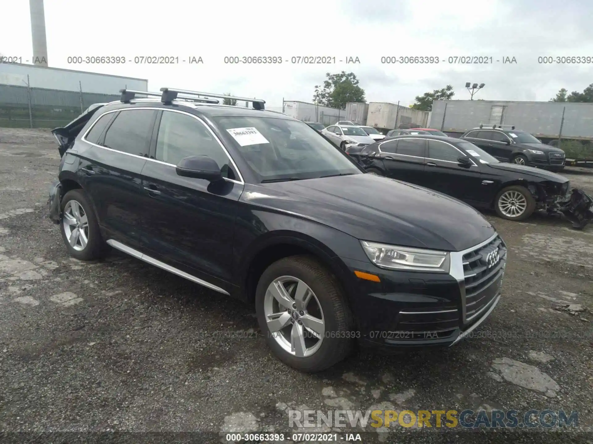 1 Photograph of a damaged car WA1ANAFY6K2075652 AUDI Q5 2019