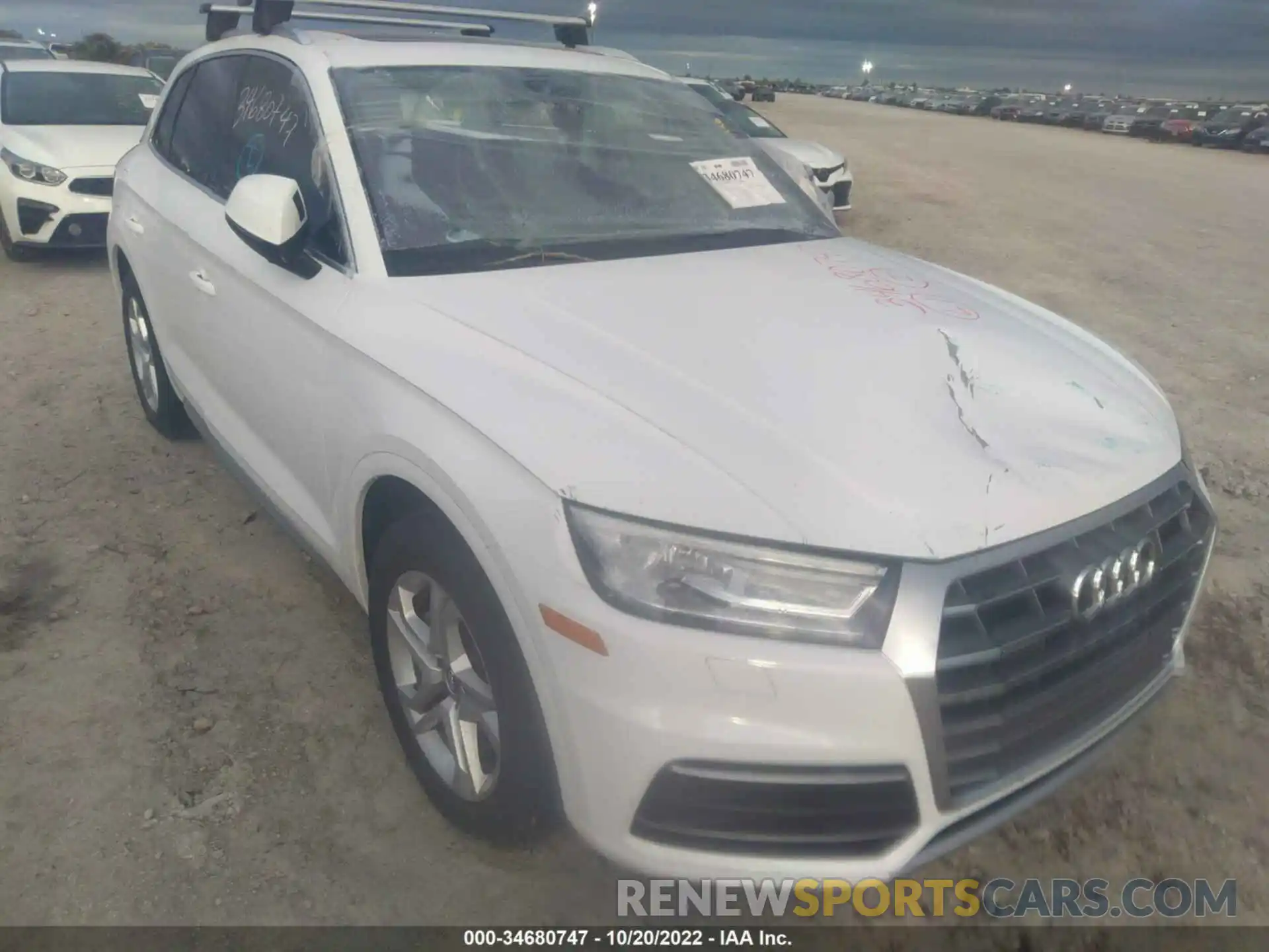 1 Photograph of a damaged car WA1ANAFY6K2075876 AUDI Q5 2019