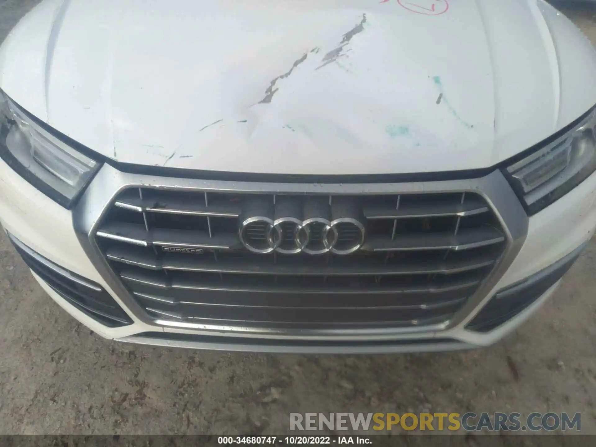 6 Photograph of a damaged car WA1ANAFY6K2075876 AUDI Q5 2019