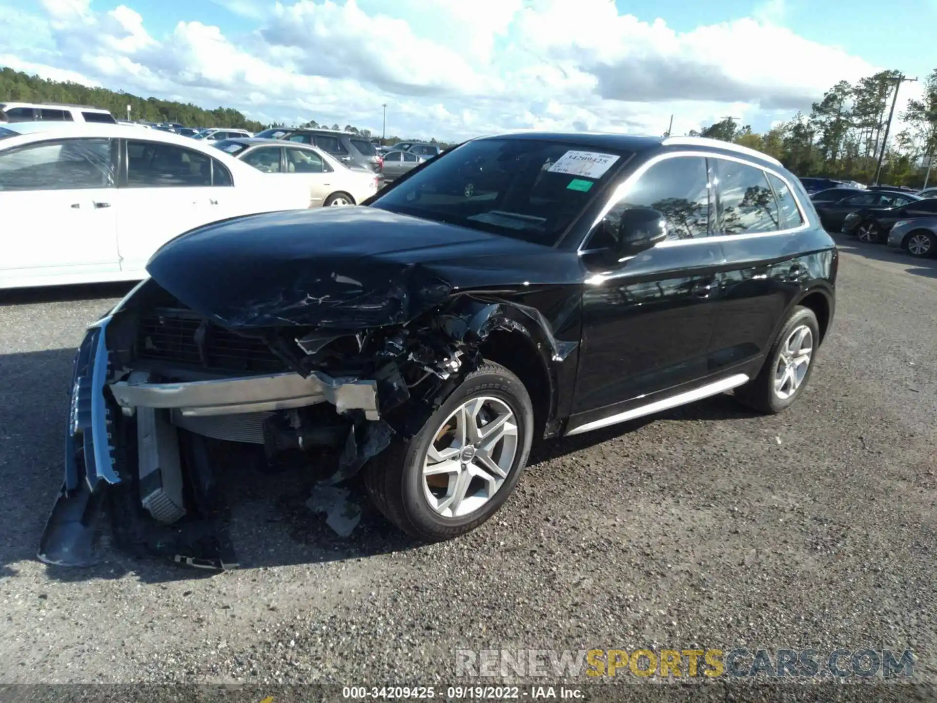 2 Photograph of a damaged car WA1ANAFY6K2127653 AUDI Q5 2019