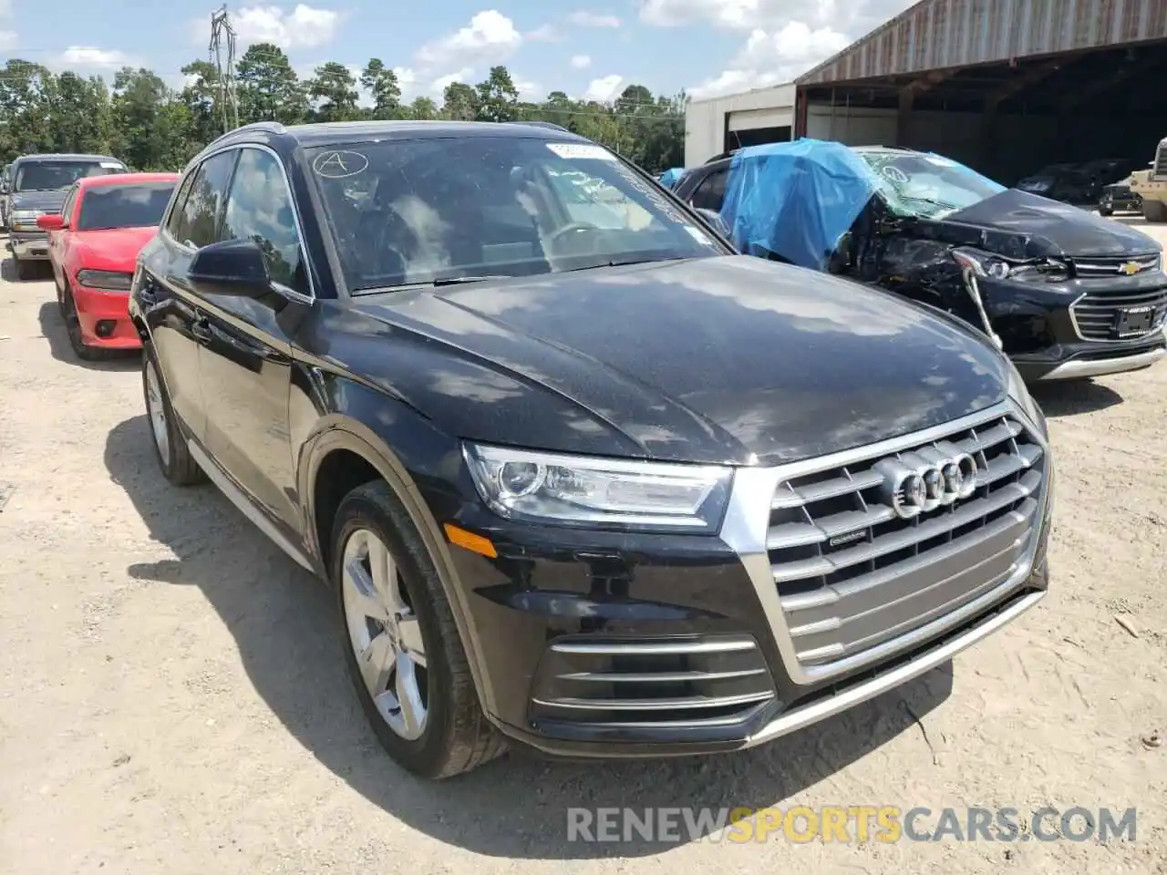 1 Photograph of a damaged car WA1ANAFY6K2133078 AUDI Q5 2019