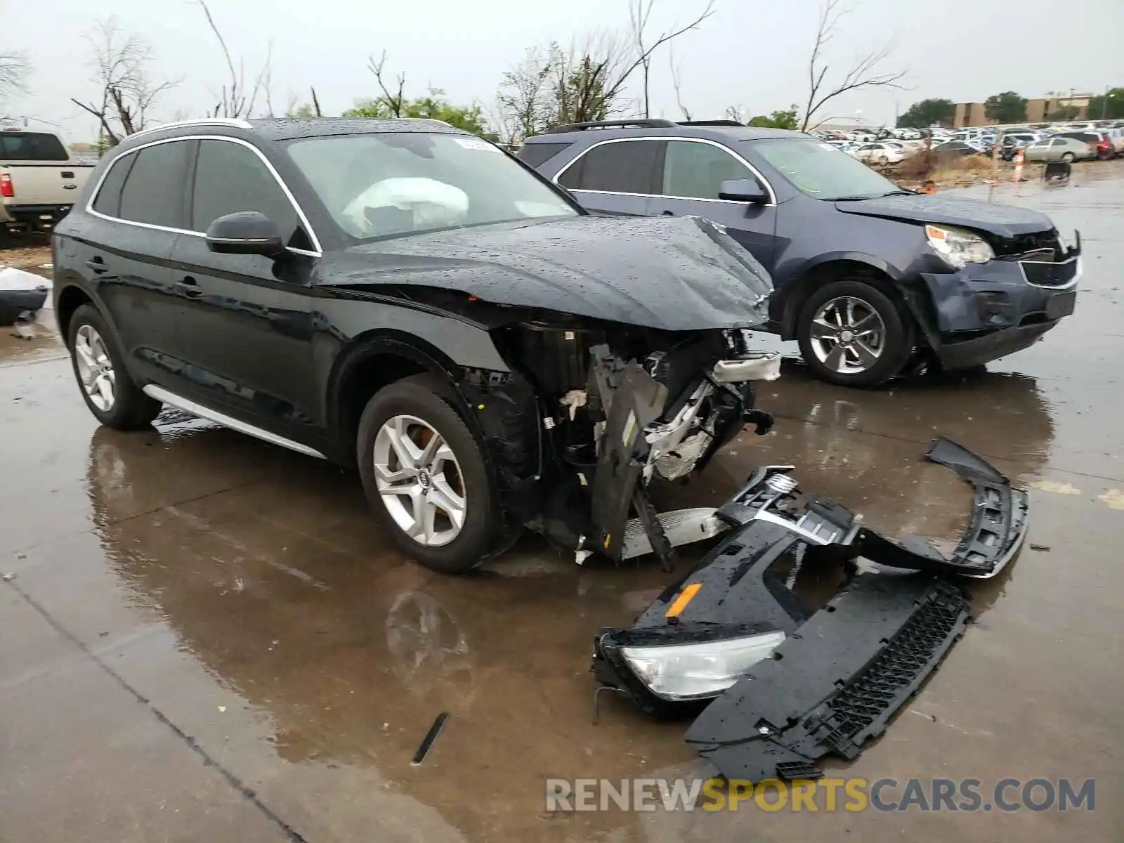 1 Photograph of a damaged car WA1ANAFY6K2142900 AUDI Q5 2019