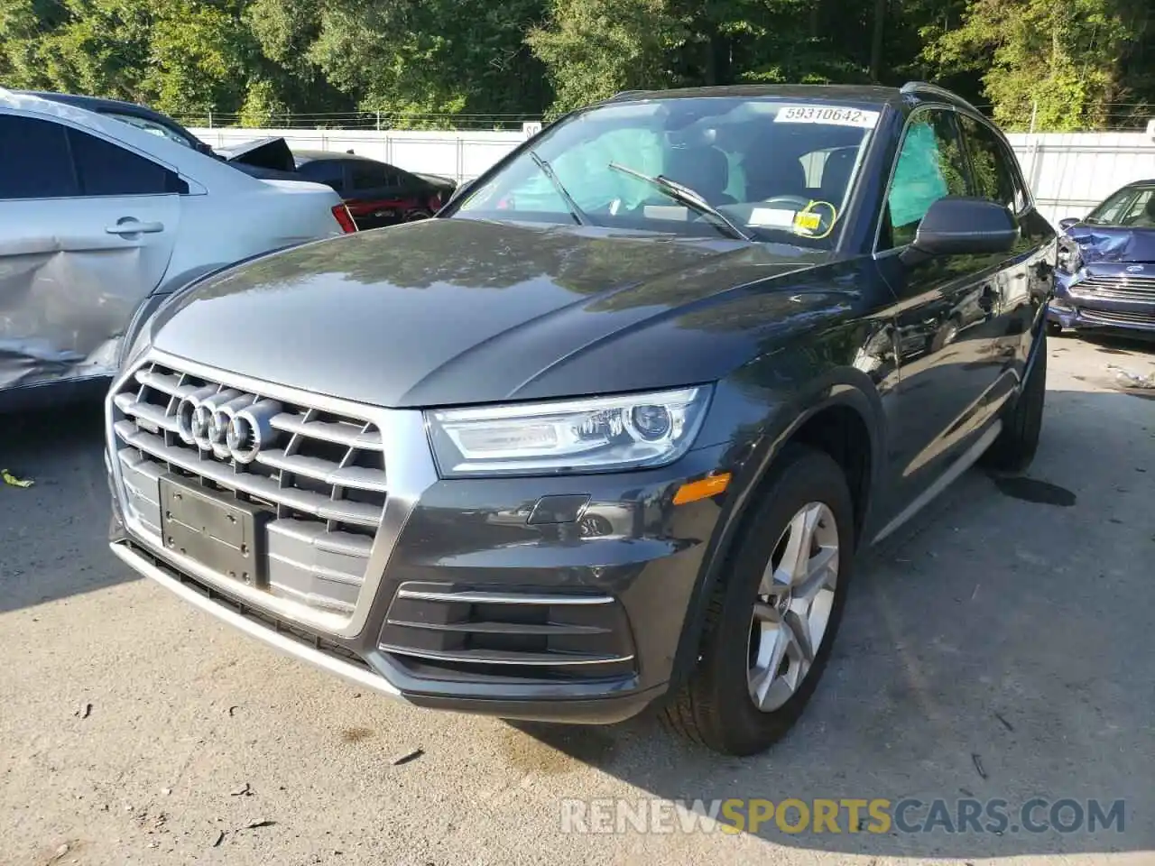 2 Photograph of a damaged car WA1ANAFY7K2076583 AUDI Q5 2019