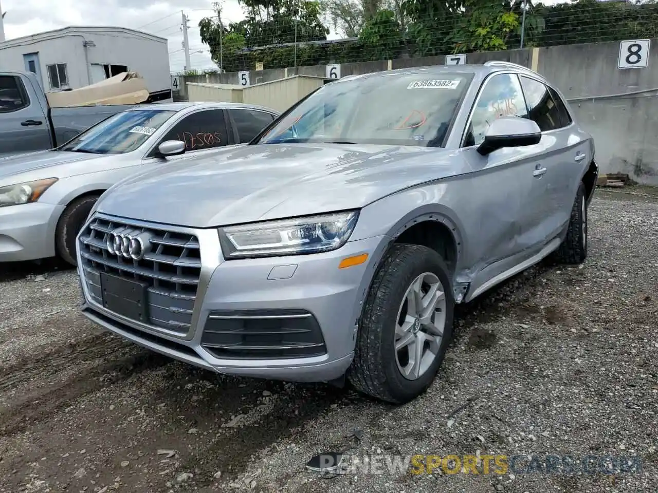 2 Photograph of a damaged car WA1ANAFY7K2128942 AUDI Q5 2019