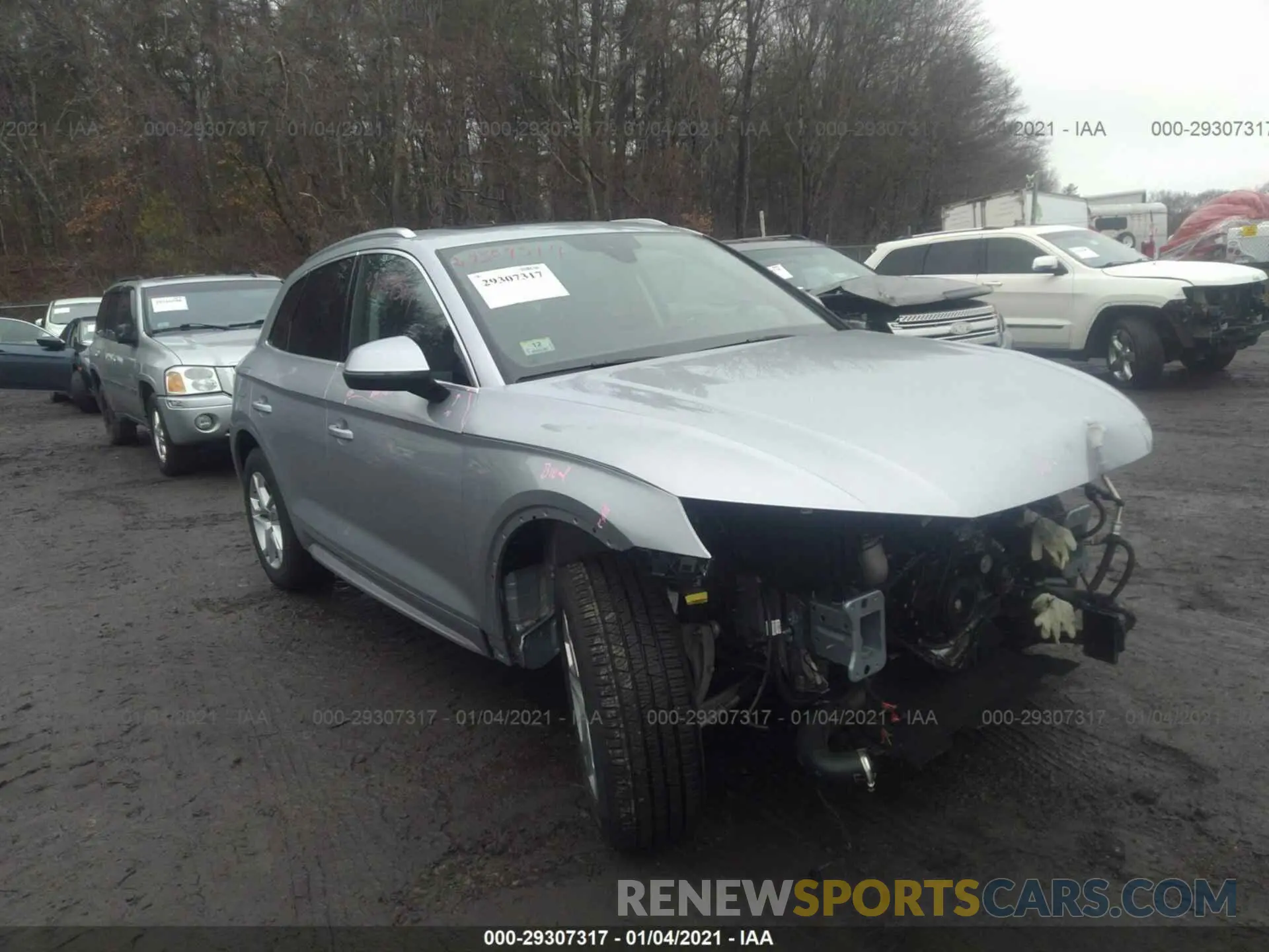 1 Photograph of a damaged car WA1ANAFY7K2132229 AUDI Q5 2019