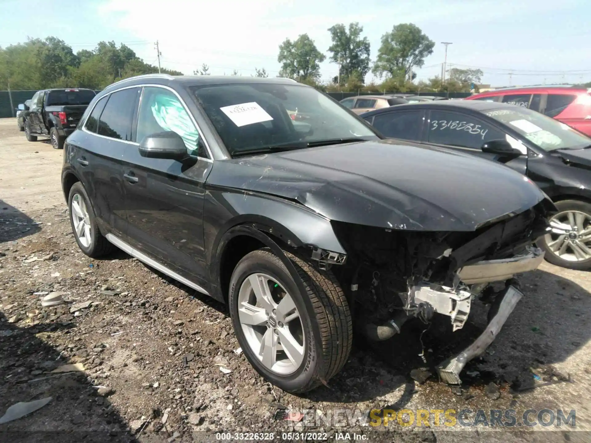 1 Photograph of a damaged car WA1ANAFY8K2083235 AUDI Q5 2019