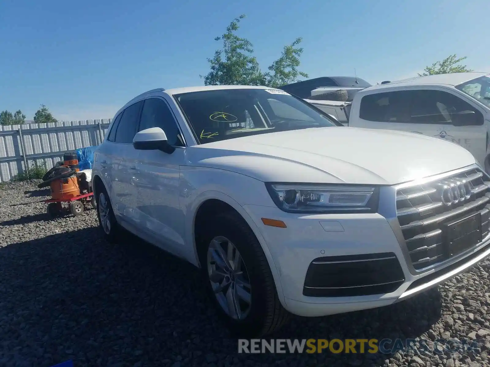 1 Photograph of a damaged car WA1ANAFY9K2028440 AUDI Q5 2019