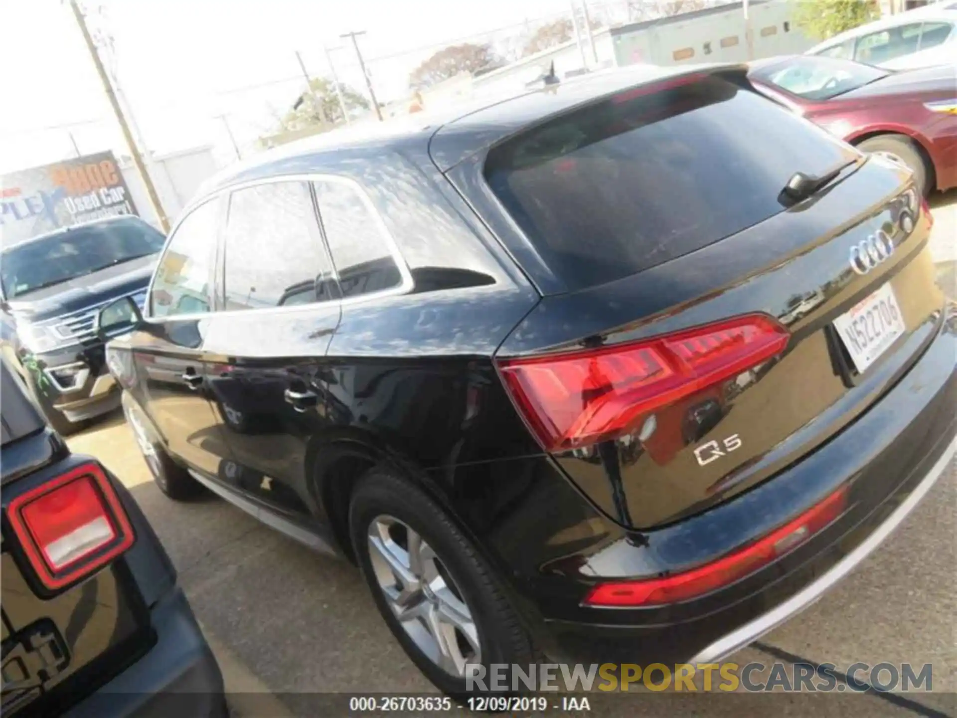 1 Photograph of a damaged car WA1ANAFY9K2108577 AUDI Q5 2019