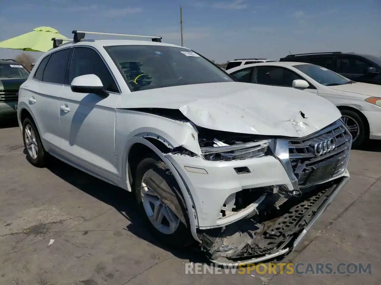 1 Photograph of a damaged car WA1ANAFY9K2127341 AUDI Q5 2019