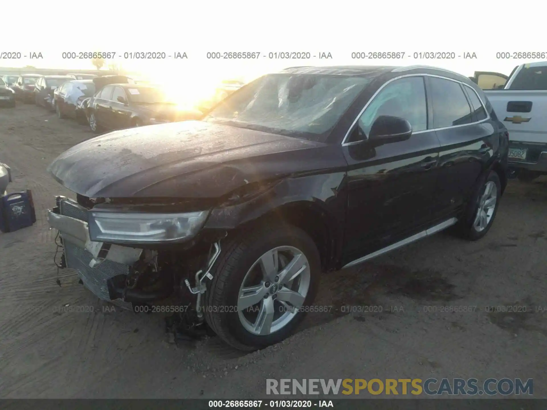 2 Photograph of a damaged car WA1ANAFYXK2046378 AUDI Q5 2019