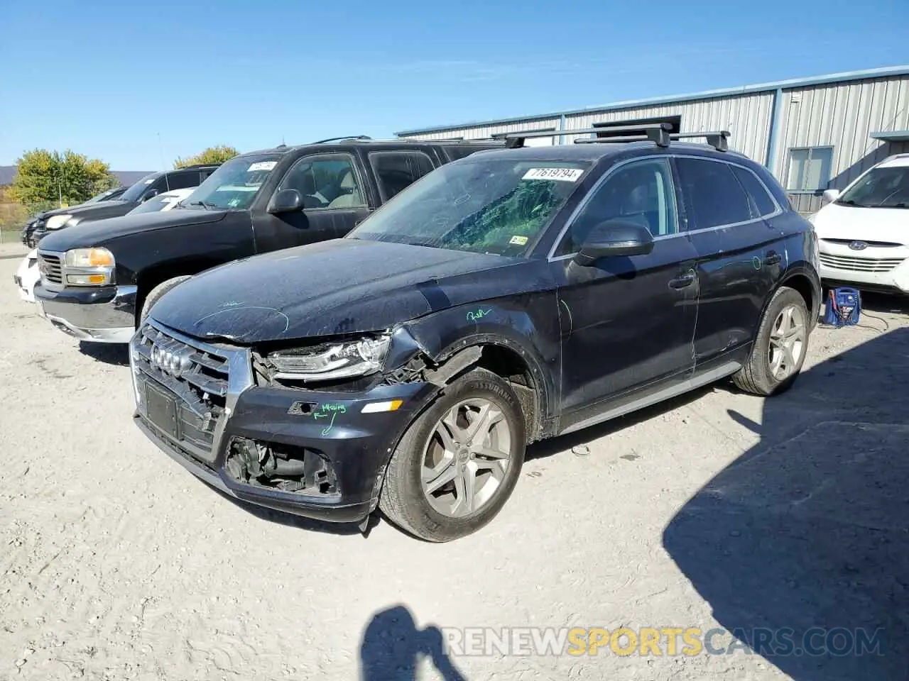 1 Photograph of a damaged car WA1ANAFYXK2055162 AUDI Q5 2019
