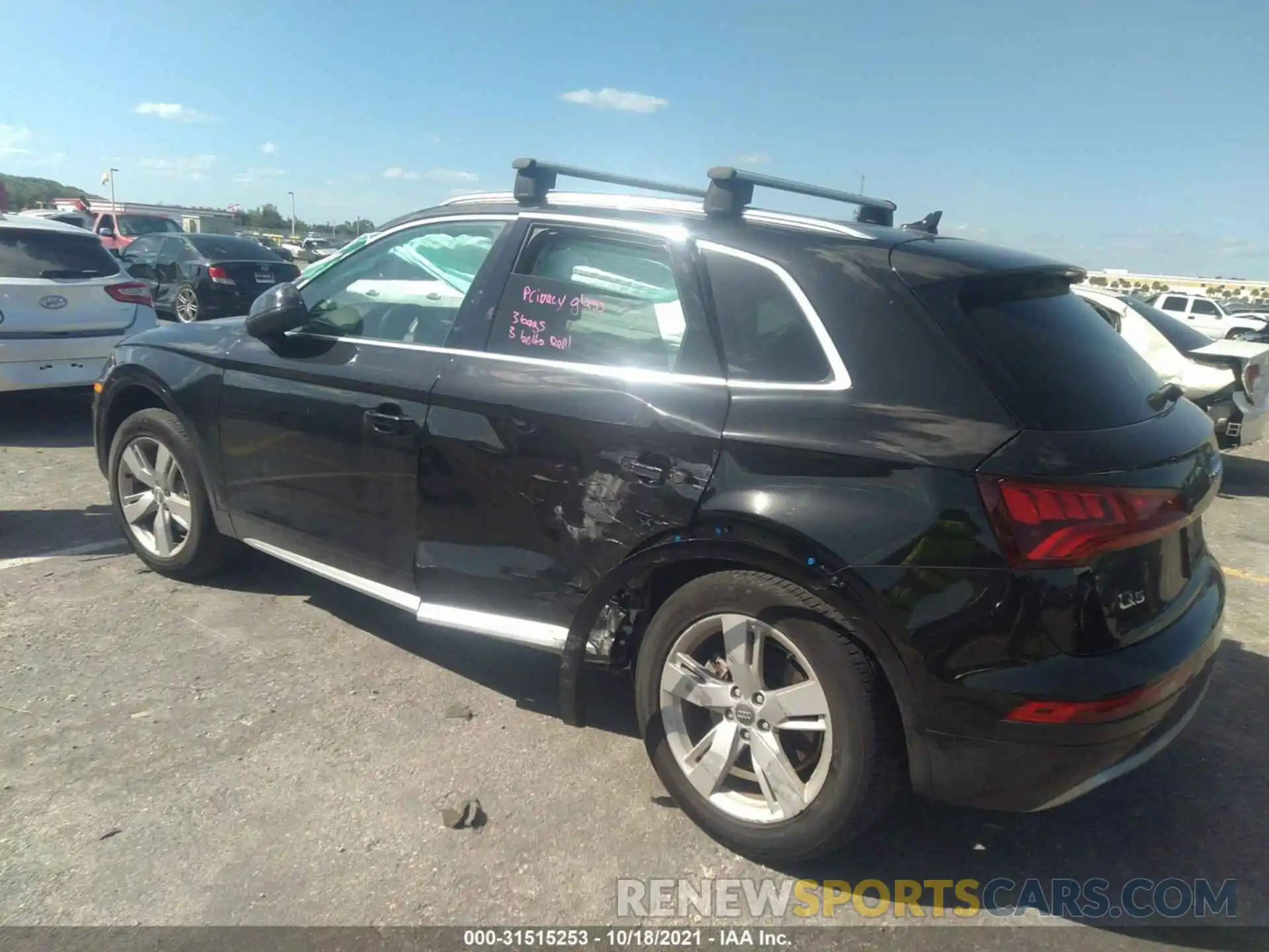 3 Photograph of a damaged car WA1ANAFYXK2094012 AUDI Q5 2019