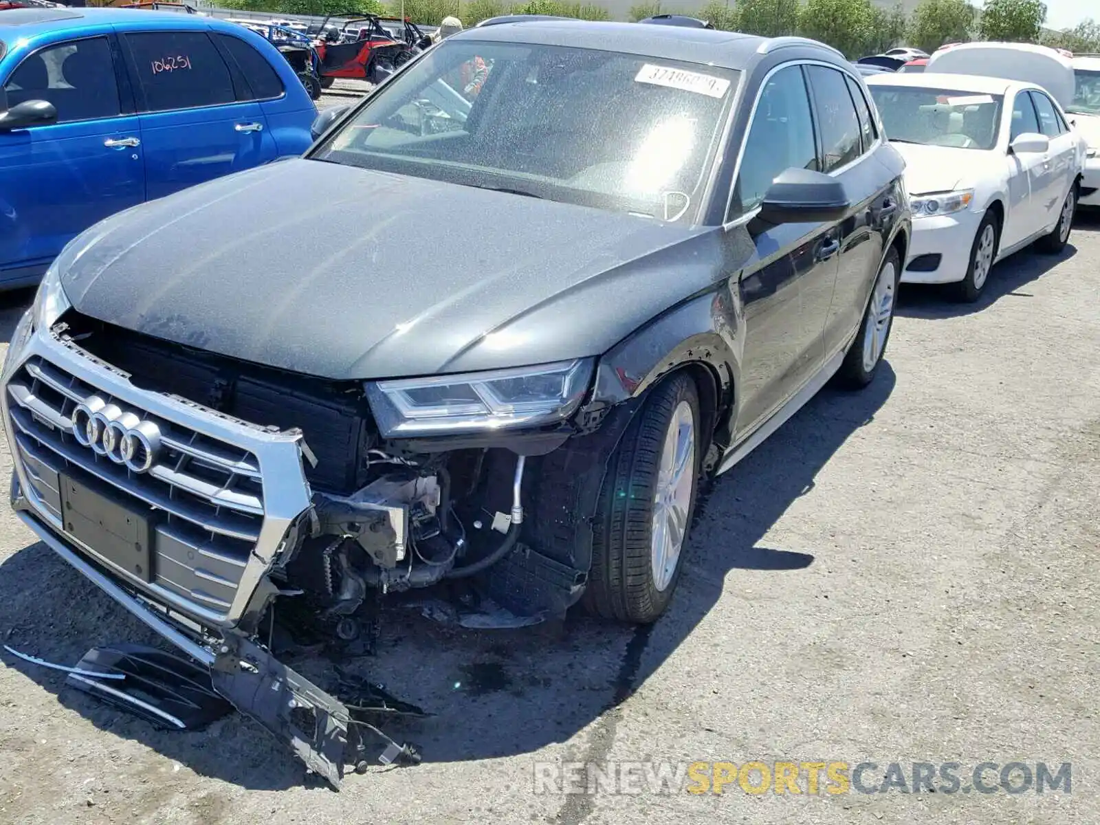 2 Photograph of a damaged car WA1BNAFY0K2041596 AUDI Q5 2019