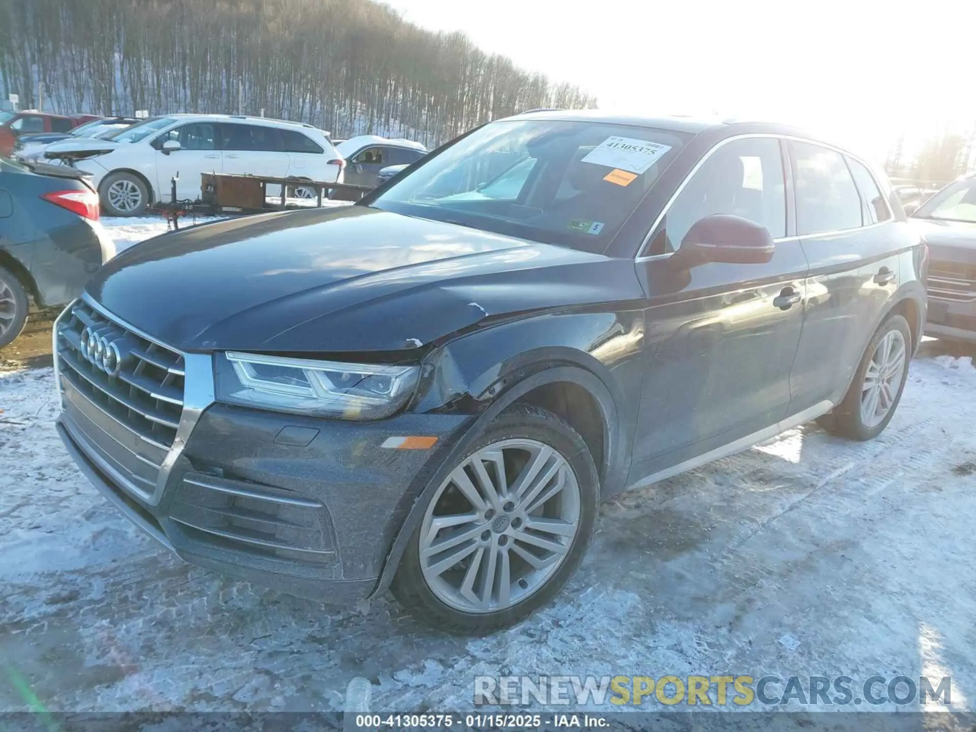 2 Photograph of a damaged car WA1BNAFY1K2077510 AUDI Q5 2019