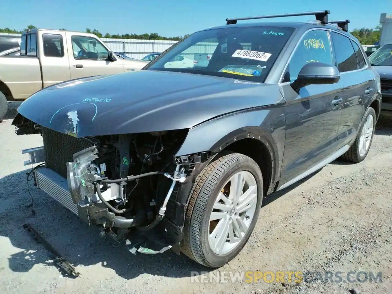 2 Photograph of a damaged car WA1BNAFY1K2082917 AUDI Q5 2019