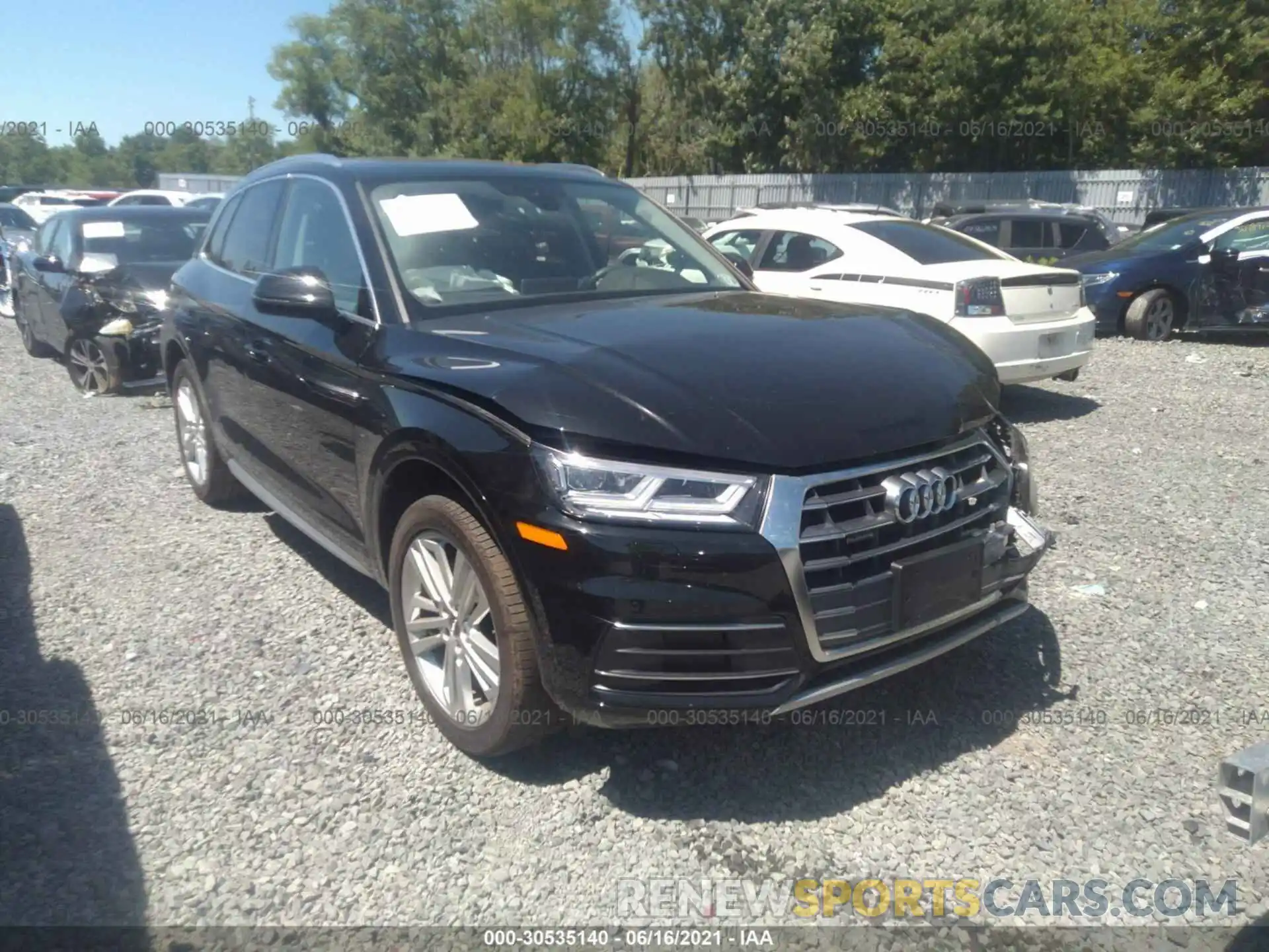 1 Photograph of a damaged car WA1BNAFY1K2085333 AUDI Q5 2019