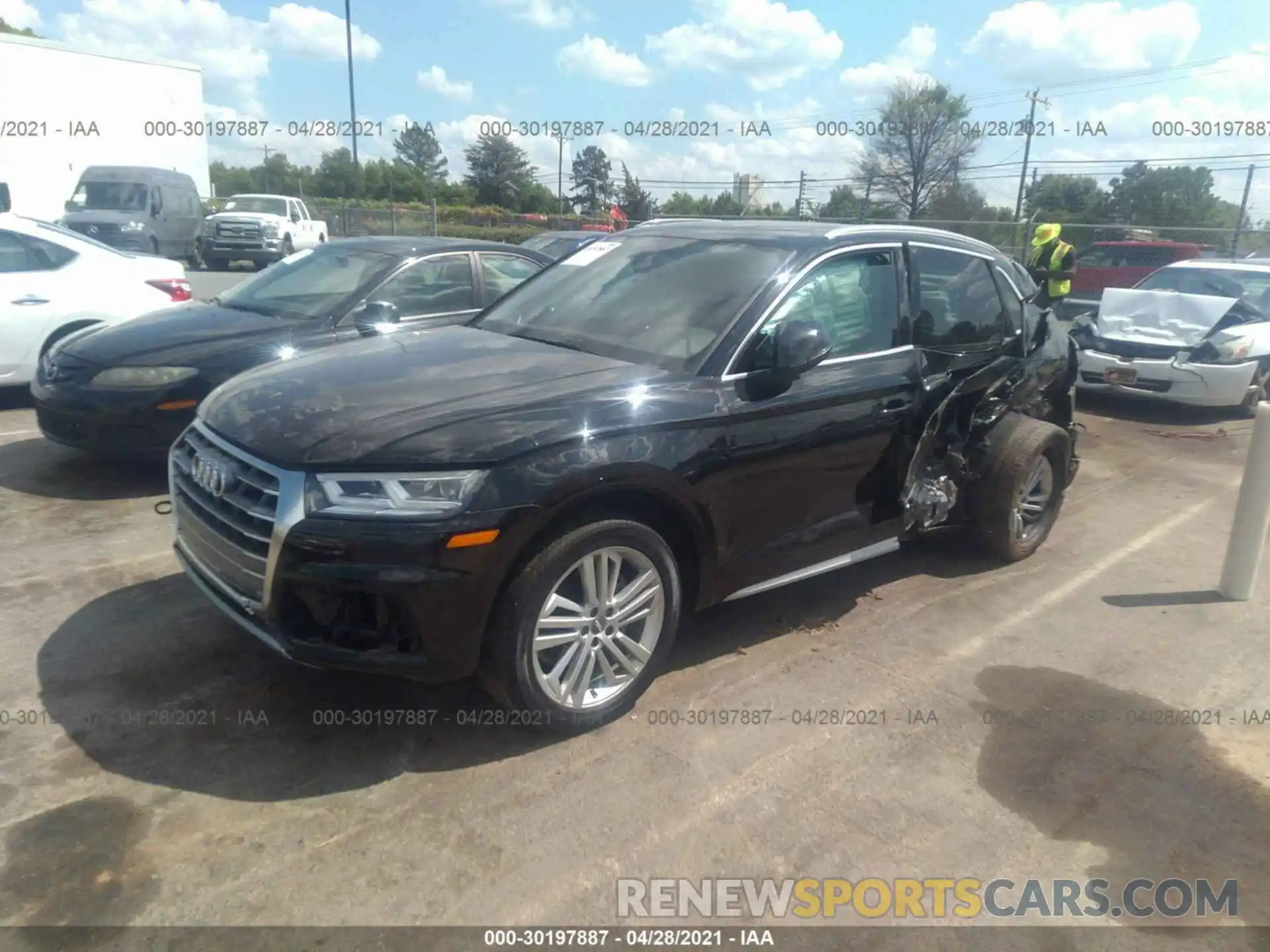 2 Photograph of a damaged car WA1BNAFY1K2091892 AUDI Q5 2019