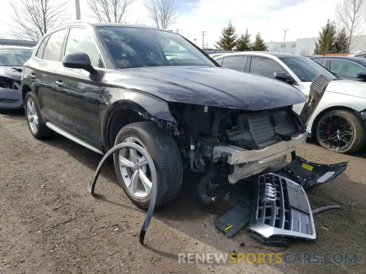 1 Photograph of a damaged car WA1BNAFY1K2098583 AUDI Q5 2019