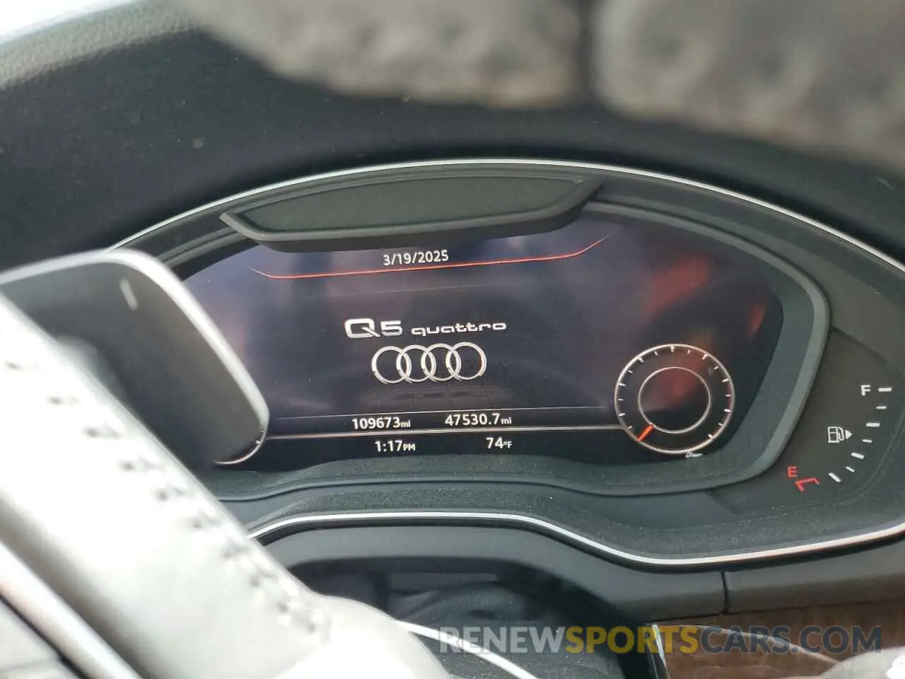 9 Photograph of a damaged car WA1BNAFY1K2118475 AUDI Q5 2019
