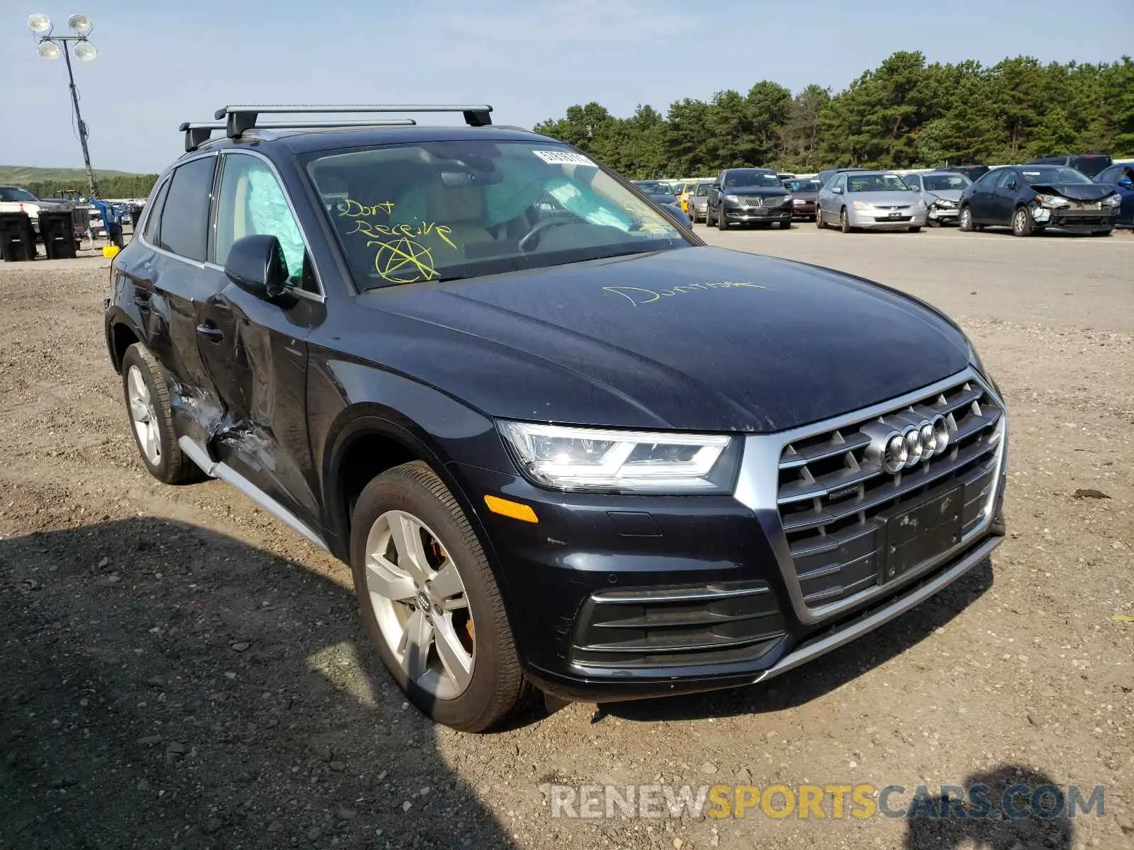 1 Photograph of a damaged car WA1BNAFY1K2144736 AUDI Q5 2019