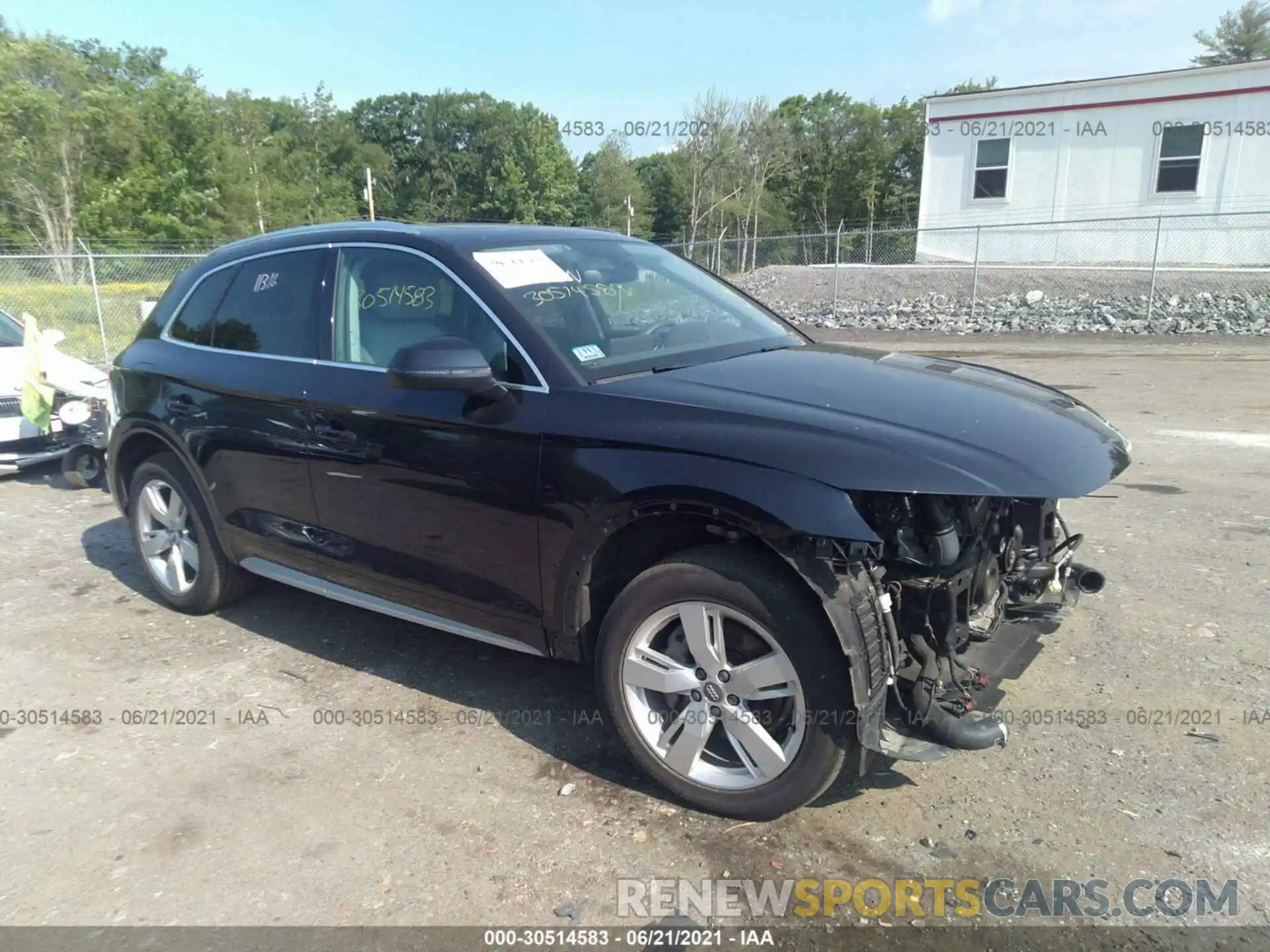 1 Photograph of a damaged car WA1BNAFY2K2017154 AUDI Q5 2019