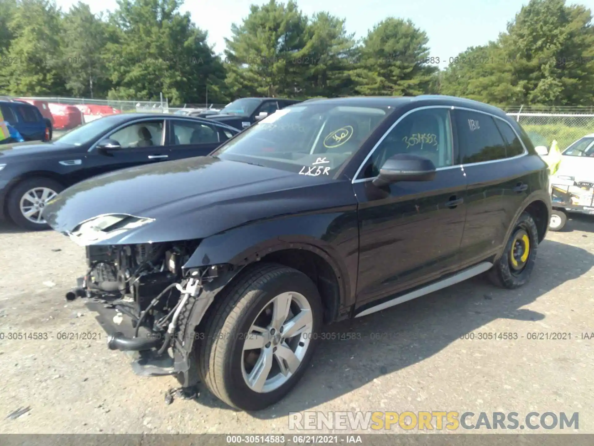 2 Photograph of a damaged car WA1BNAFY2K2017154 AUDI Q5 2019