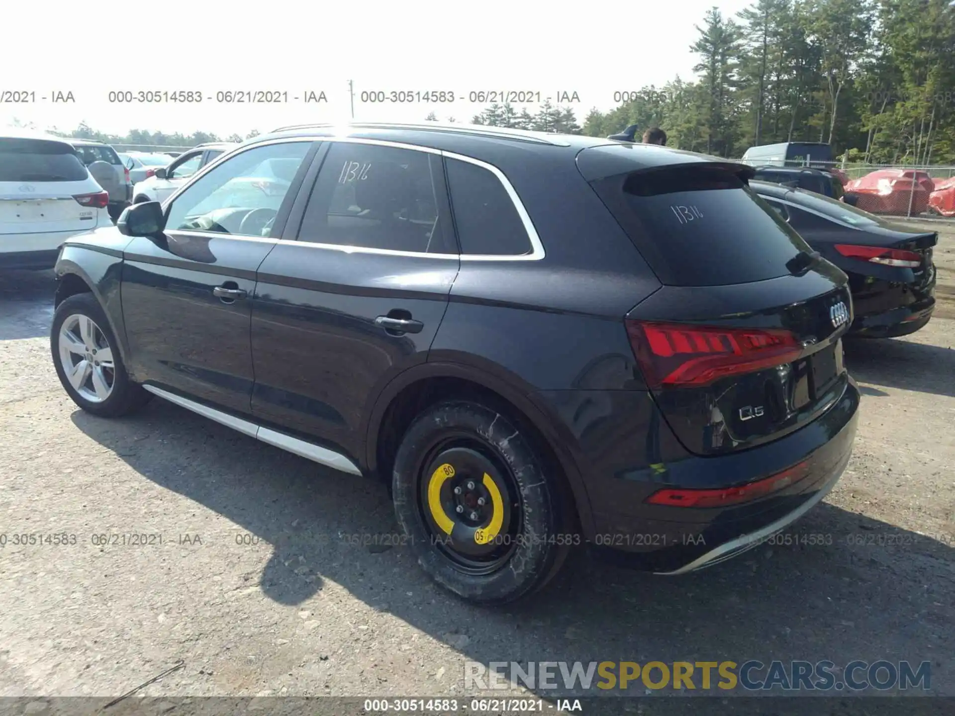 3 Photograph of a damaged car WA1BNAFY2K2017154 AUDI Q5 2019