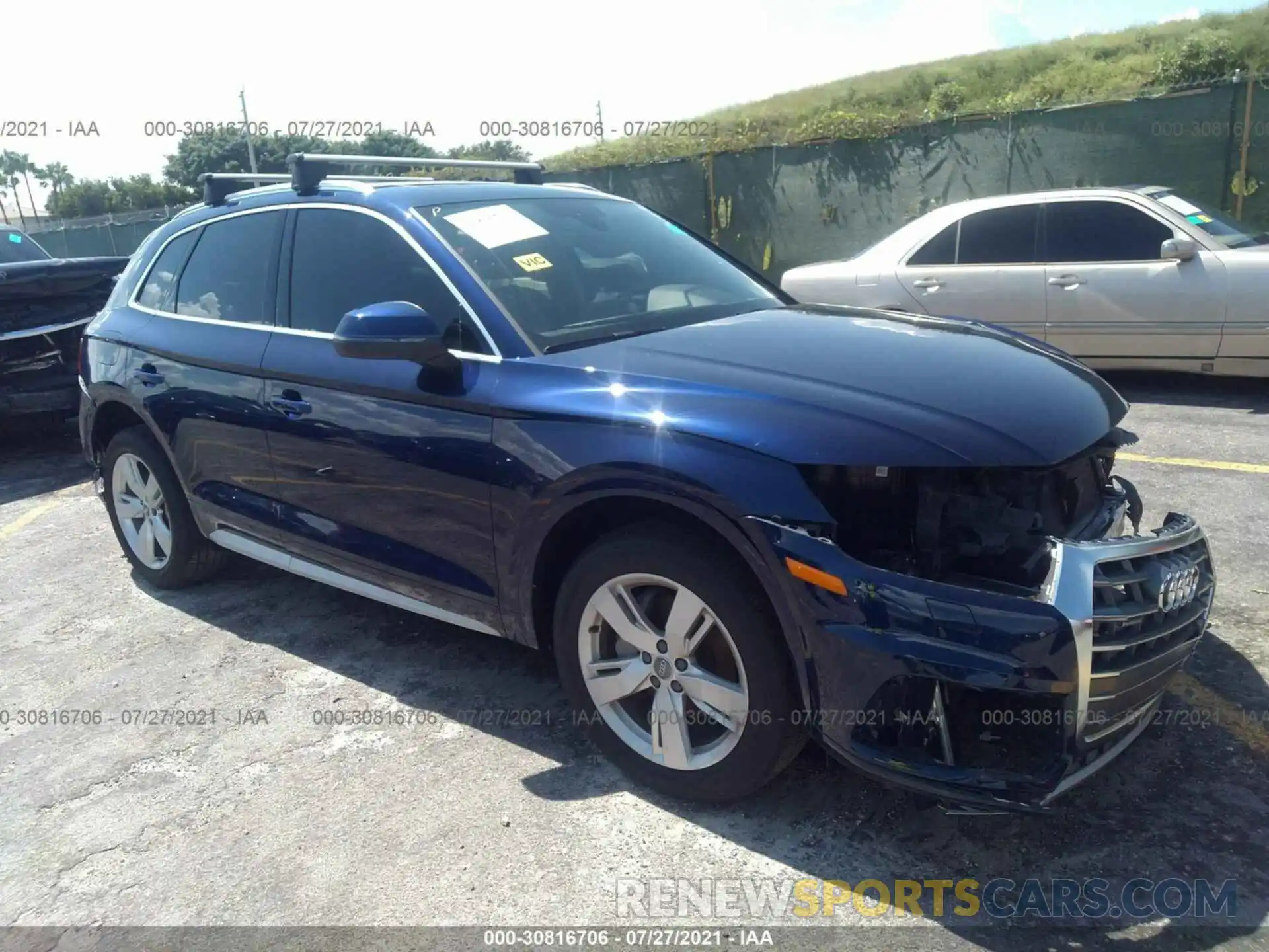 1 Photograph of a damaged car WA1BNAFY2K2027974 AUDI Q5 2019