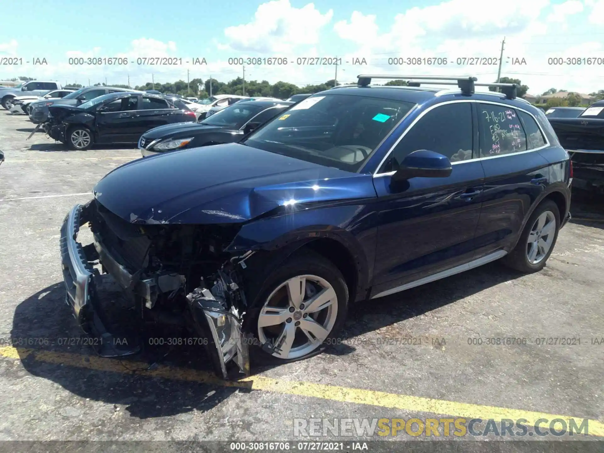 2 Photograph of a damaged car WA1BNAFY2K2027974 AUDI Q5 2019