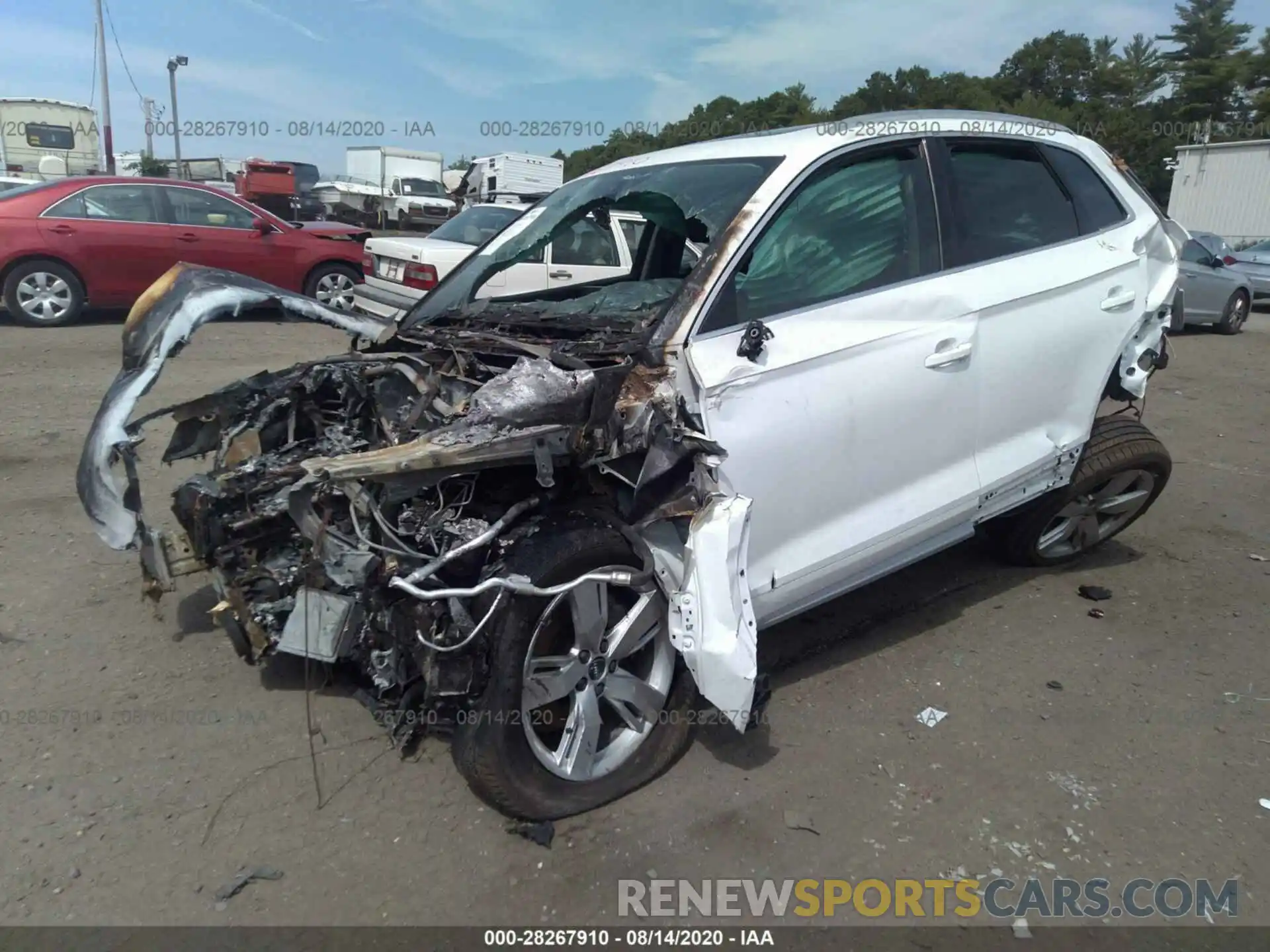 2 Photograph of a damaged car WA1BNAFY2K2064507 AUDI Q5 2019