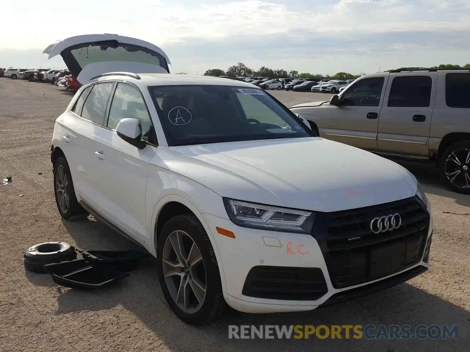 1 Photograph of a damaged car WA1BNAFY2K2072686 AUDI Q5 2019