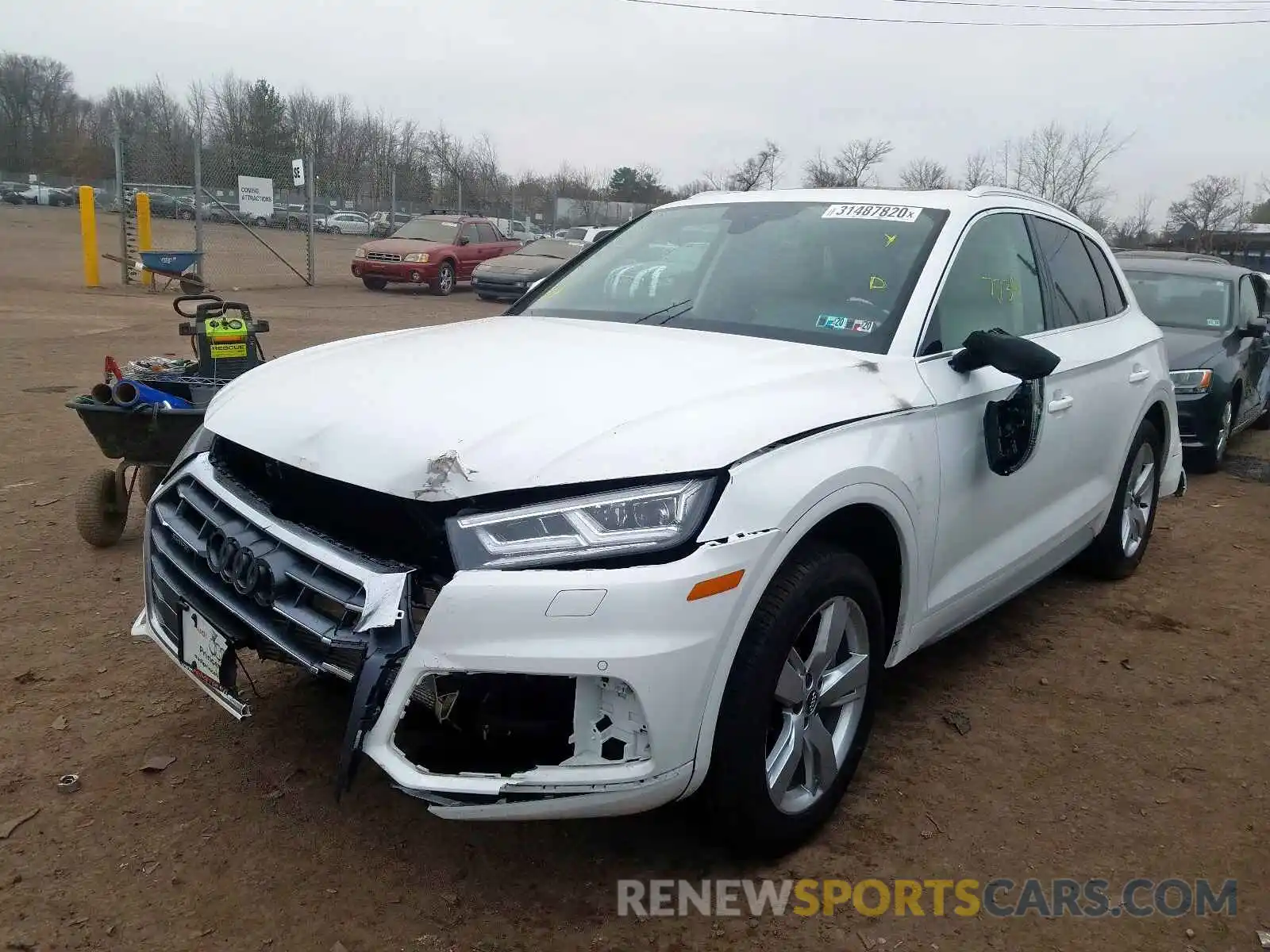 2 Photograph of a damaged car WA1BNAFY2K2097944 AUDI Q5 2019