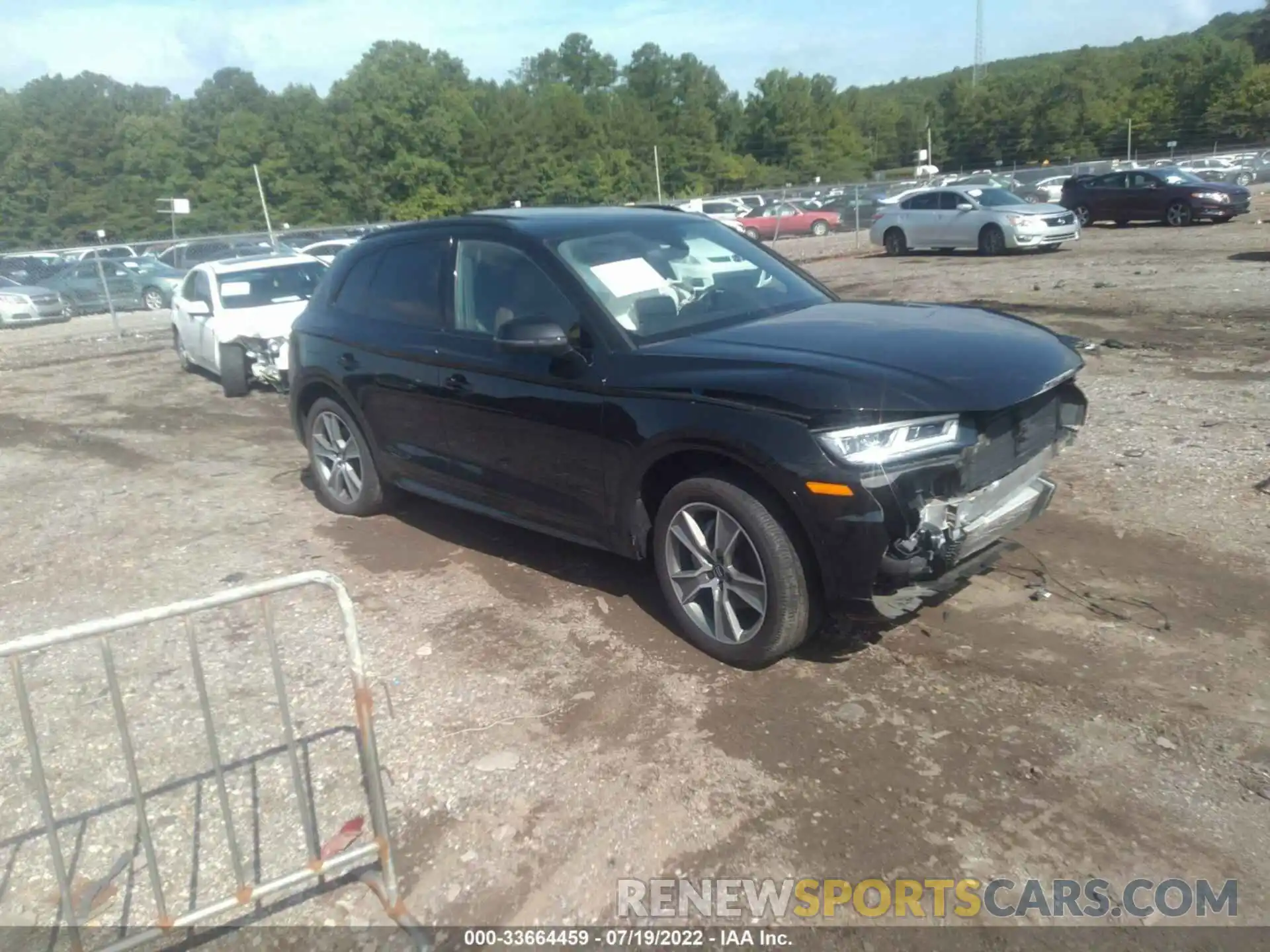 1 Photograph of a damaged car WA1BNAFY2K2104066 AUDI Q5 2019