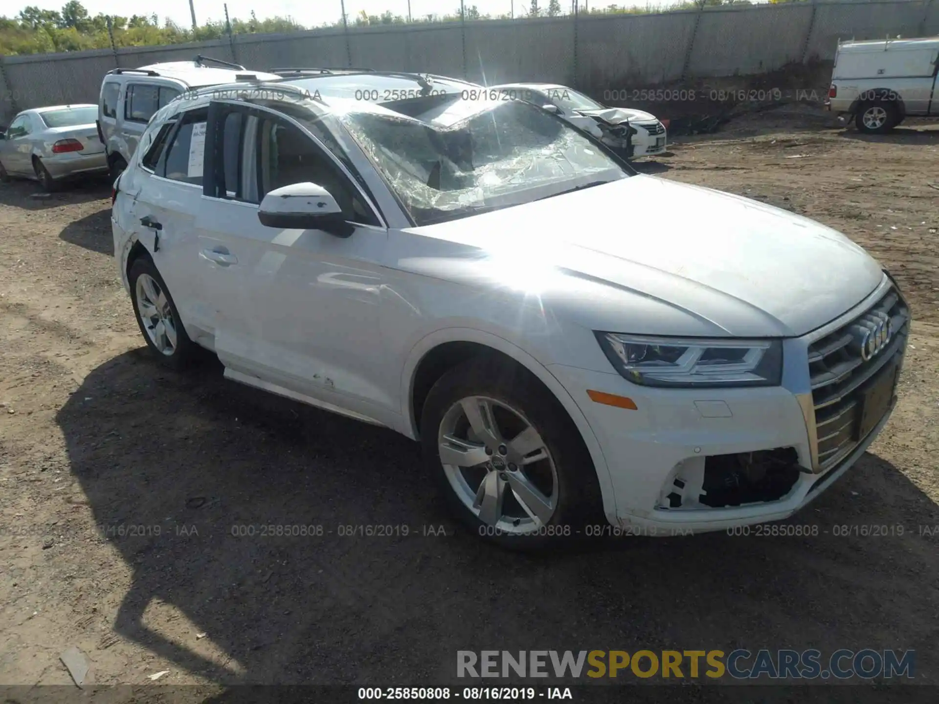 1 Photograph of a damaged car WA1BNAFY3K2019043 AUDI Q5 2019