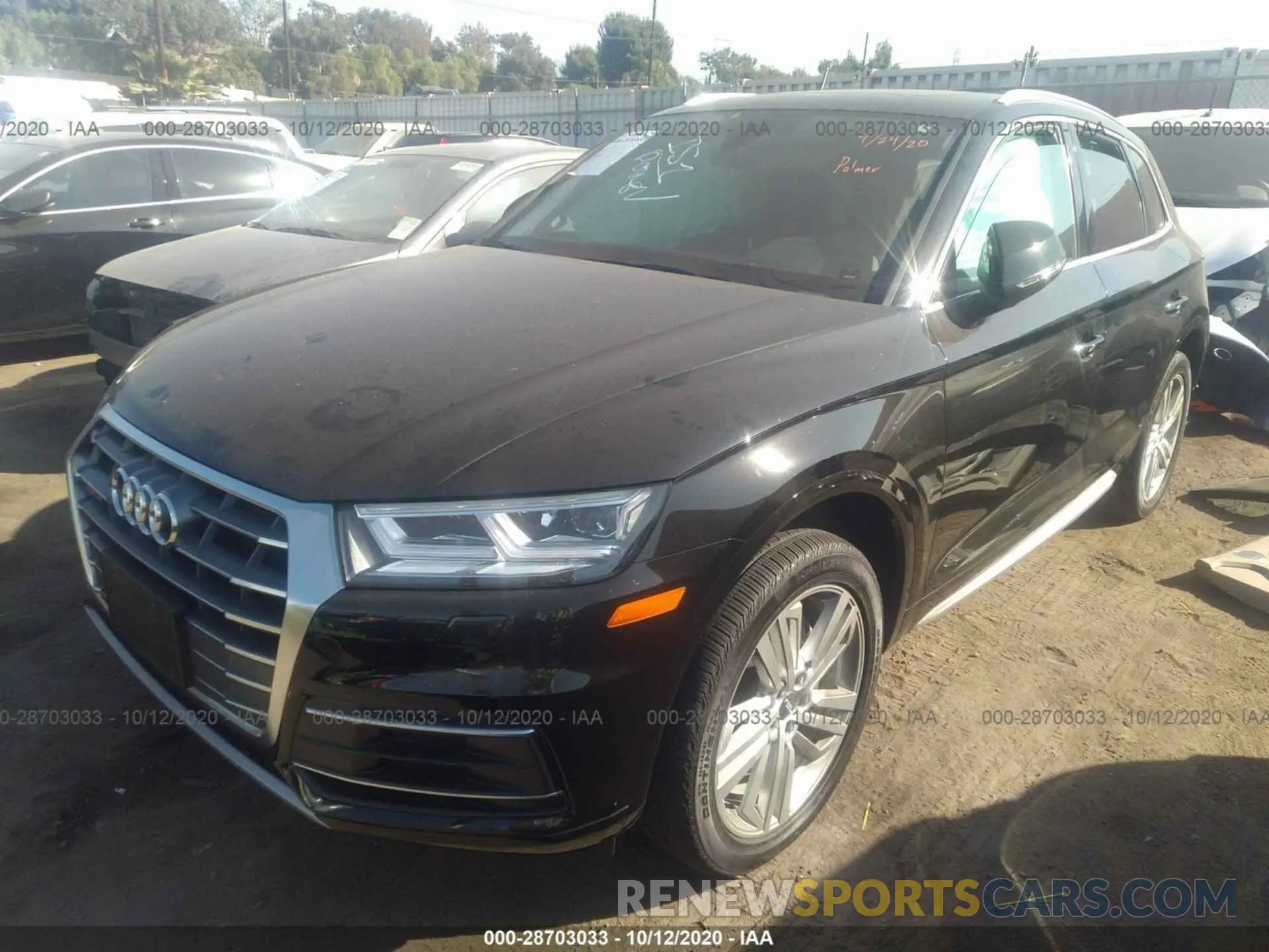 2 Photograph of a damaged car WA1BNAFY3K2062359 AUDI Q5 2019