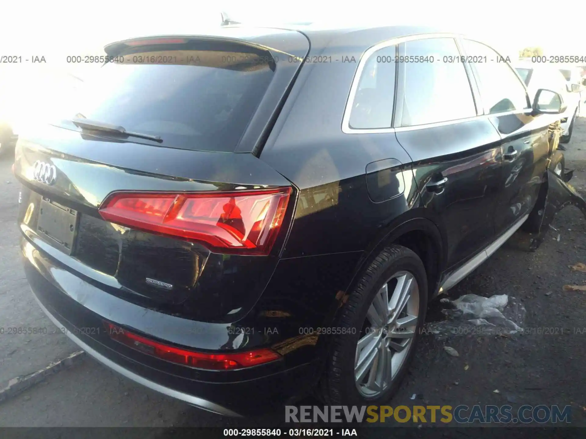 4 Photograph of a damaged car WA1BNAFY3K2138341 AUDI Q5 2019