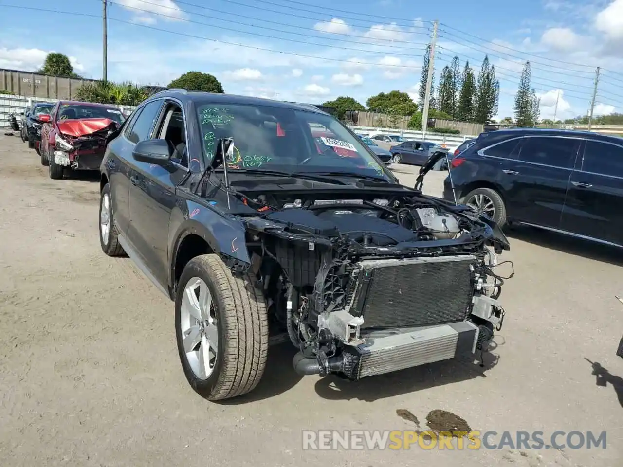 1 Photograph of a damaged car WA1BNAFY4K2025675 AUDI Q5 2019