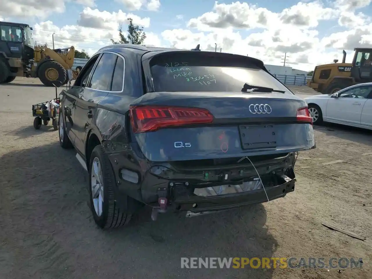 3 Photograph of a damaged car WA1BNAFY4K2025675 AUDI Q5 2019