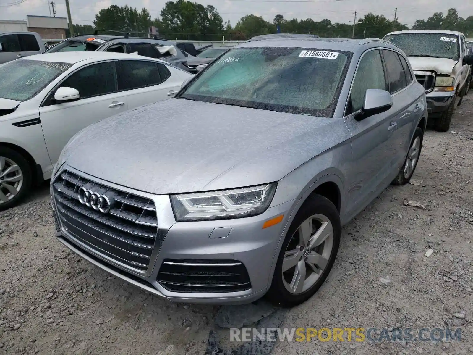 2 Photograph of a damaged car WA1BNAFY4K2090302 AUDI Q5 2019