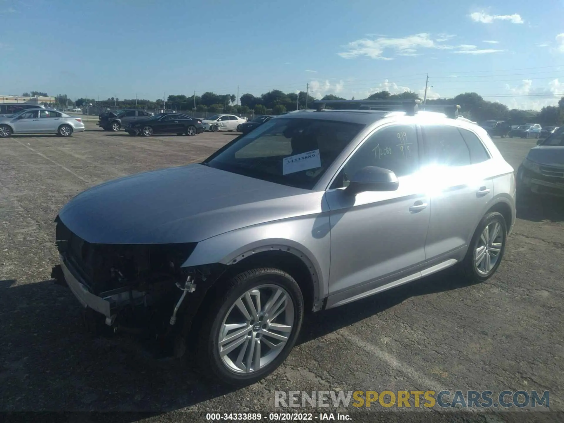 2 Photograph of a damaged car WA1BNAFY4K2100682 AUDI Q5 2019