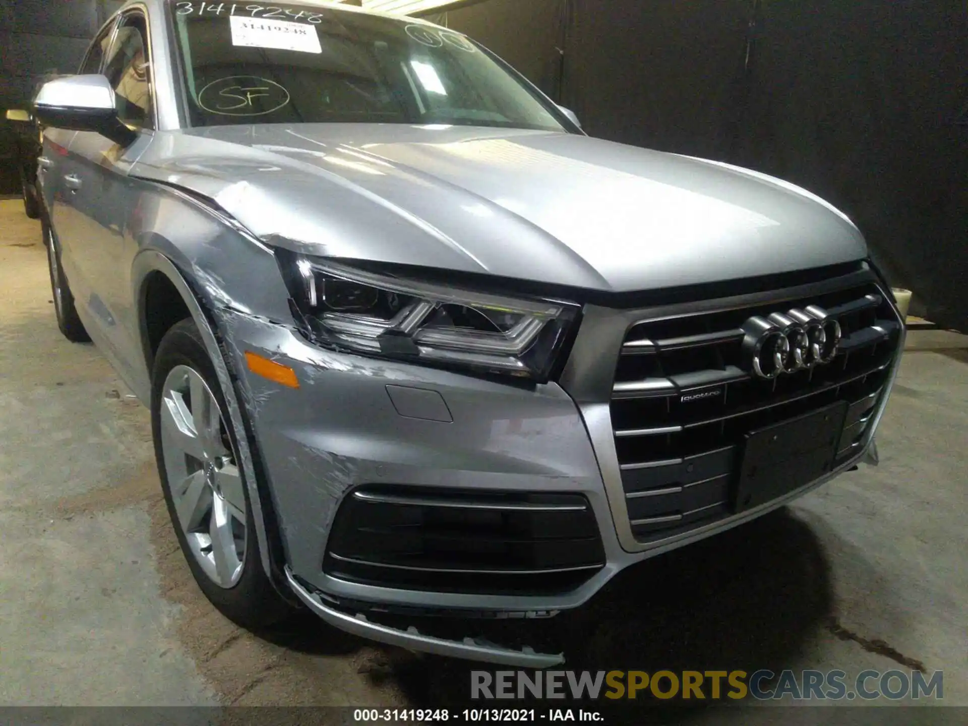 6 Photograph of a damaged car WA1BNAFY5K2054084 AUDI Q5 2019