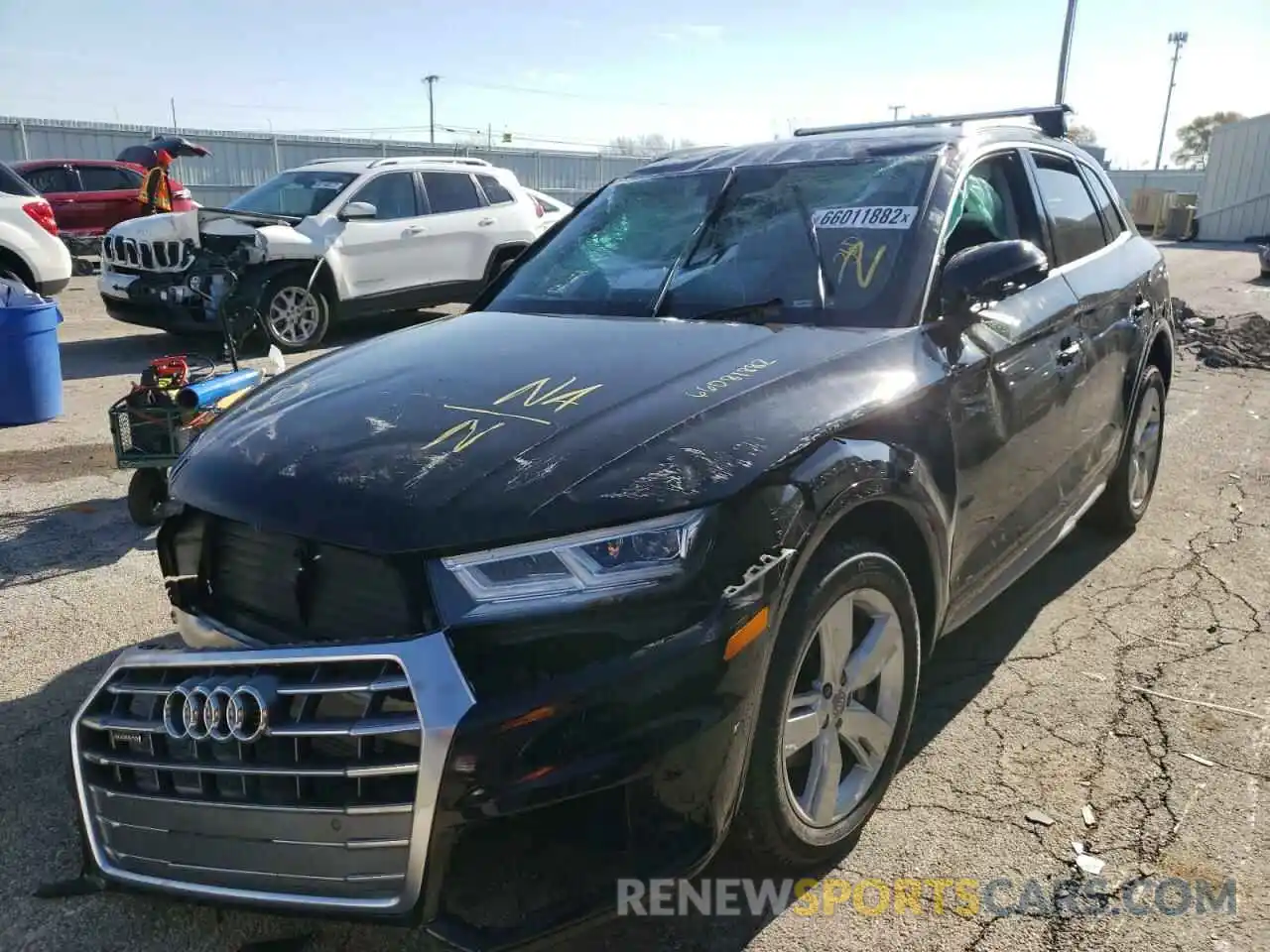 2 Photograph of a damaged car WA1BNAFY6K2134932 AUDI Q5 2019