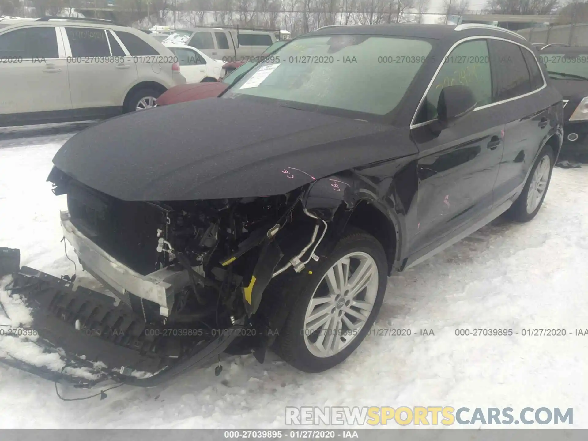 2 Photograph of a damaged car WA1BNAFY7K2032622 AUDI Q5 2019